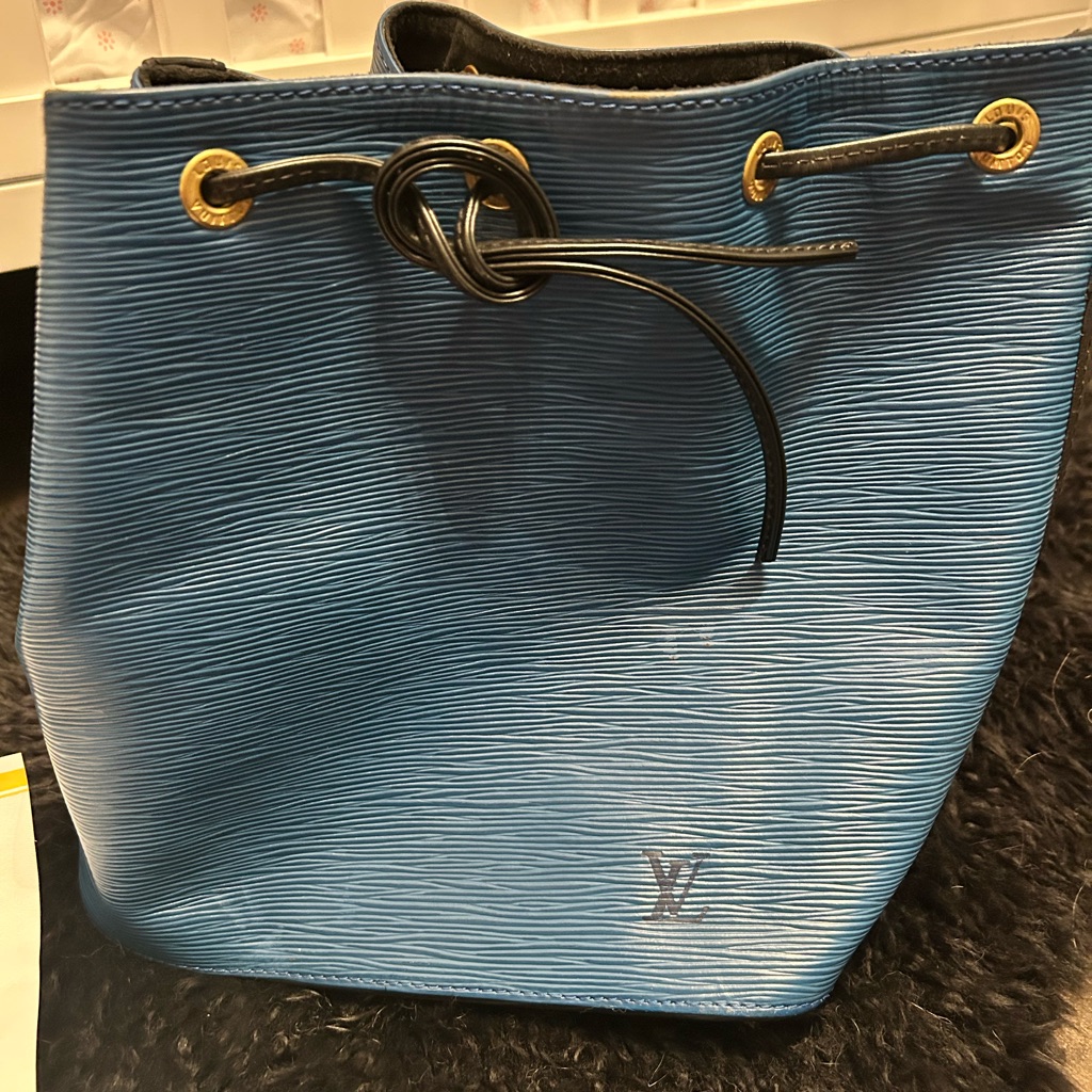 Louis Vuitton Blue Epi Leather Shoulder Bag